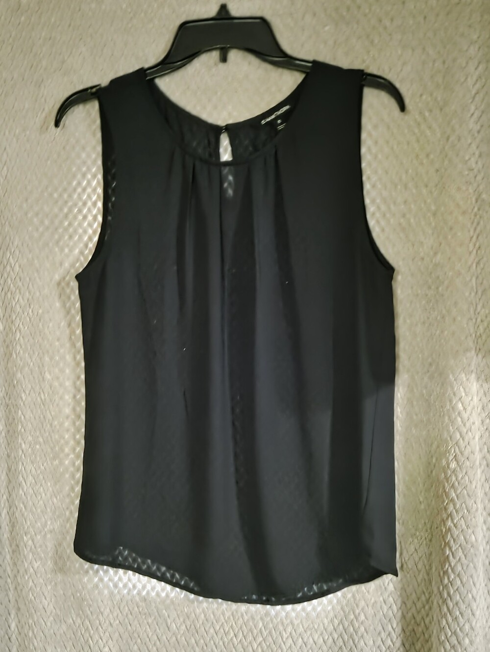 41 HAWTHORN BLCK sheer Blouse Size MED